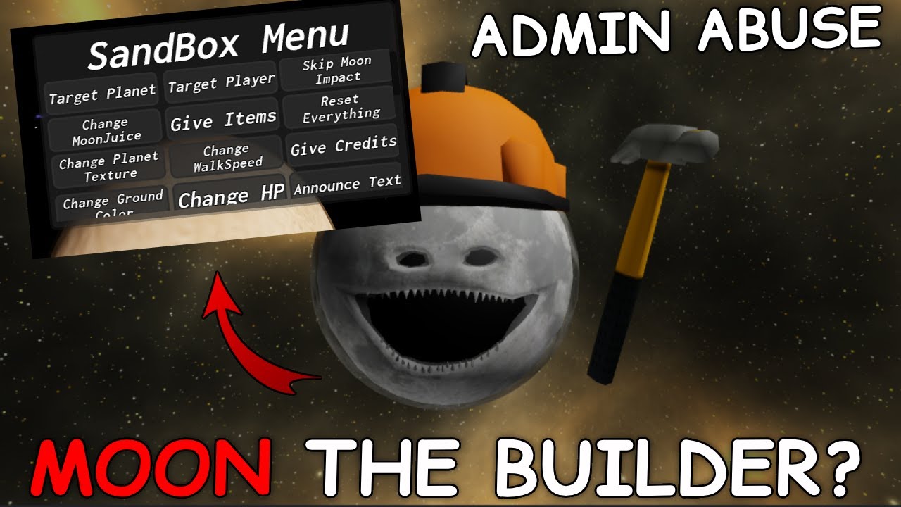 NEW SANDBOX UPDATE + ADMIN ABUSE | The Moon Wakes up ROBLOX MOVIE