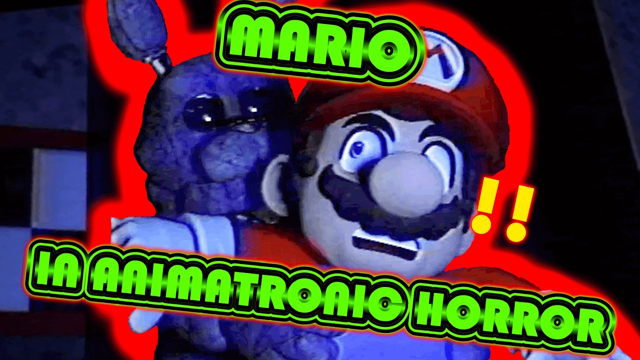 BONNIE WANNA STUFF MARIO IN A SUIT!! | Mario in Animatronic Horror | Pt 2
