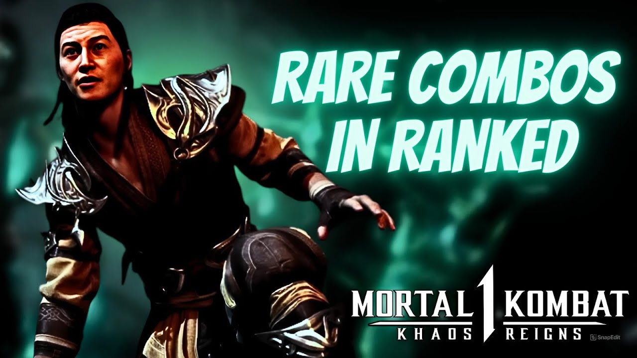 USING MY HIGH-LEVEL SHANG TSUNG TO MAKE RARE COMBOS IN RANKED 【Mortal Kombat 1 Khaos Reigns】