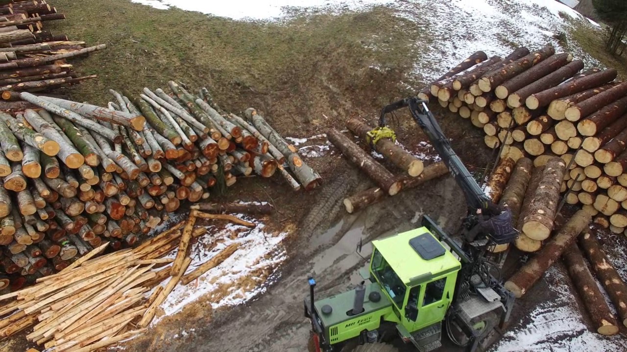 MB-Trac Holztransport im Prättigau
