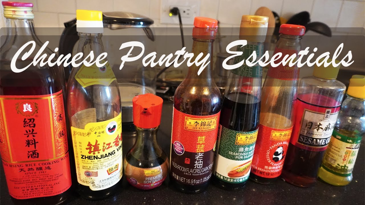 Chinese Pantry Essentials (Cooking Wine, Chinese Vinegar, Oyster Sauce, Sesame Oil and Much More!!!)