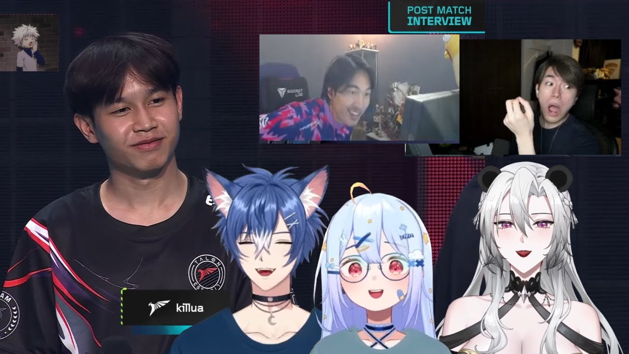 Реакция CGRS, Lazvell и VTuber на то, как Тэлон Киллуа делает это в своём дебюте! VCT Pacific - Э...