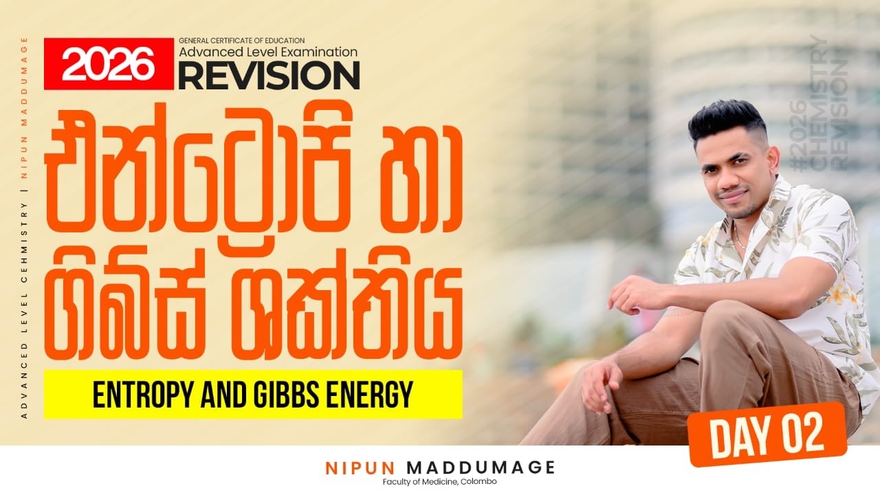 එන්ට්‍රොපි හා ගිබ්ස් ශක්තිය - Day 2 | Nipun Maddumage