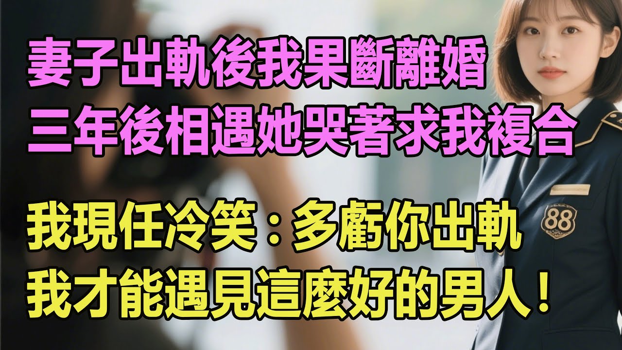 妻子出軌後我果斷離婚，三年後相遇她哭著求我複合，我現任冷笑:多虧你出軌，我才能遇見這麼好的男人！