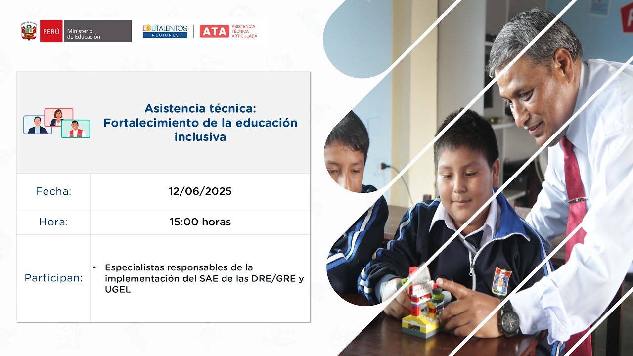 Asistencia t&eacute;cnica: Fortalecimiento de la educaci&oacute;n inclusiva