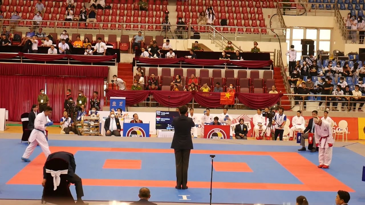 INDONESIA Vs THAILAND - Male Kumite Team SEA GAMES 2022 Karate