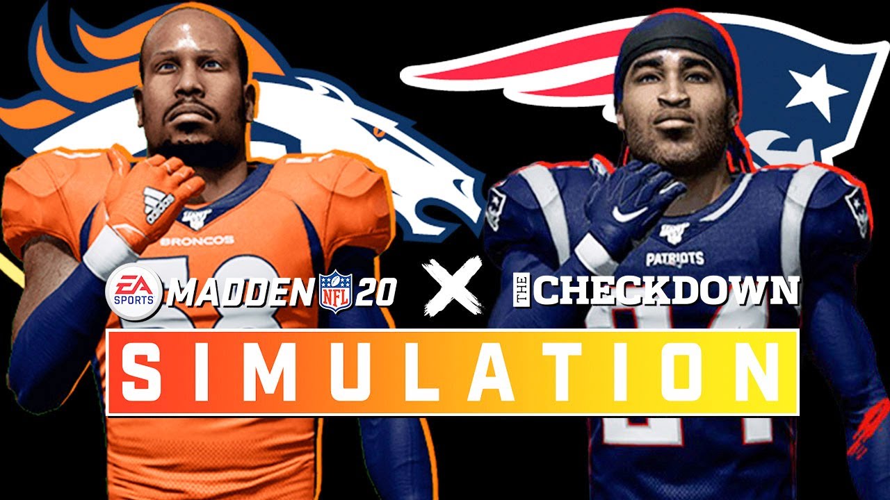 New England Patriots vs. Denver Broncos Week 5 Full Game | Madden 2020 Season Simulation