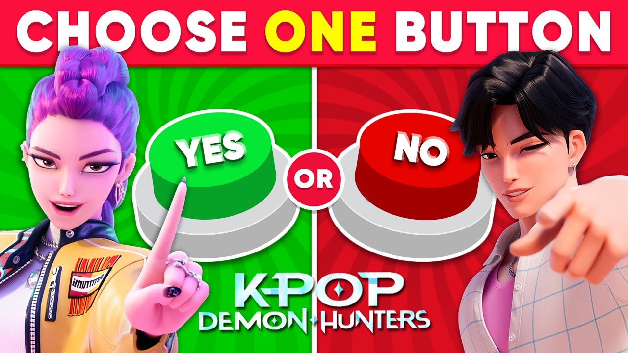 KPOP DEMON HUNTERS 🟢 ДА или НЕТ 🔴 Вызов 🤔 Выберите одну кнопку!