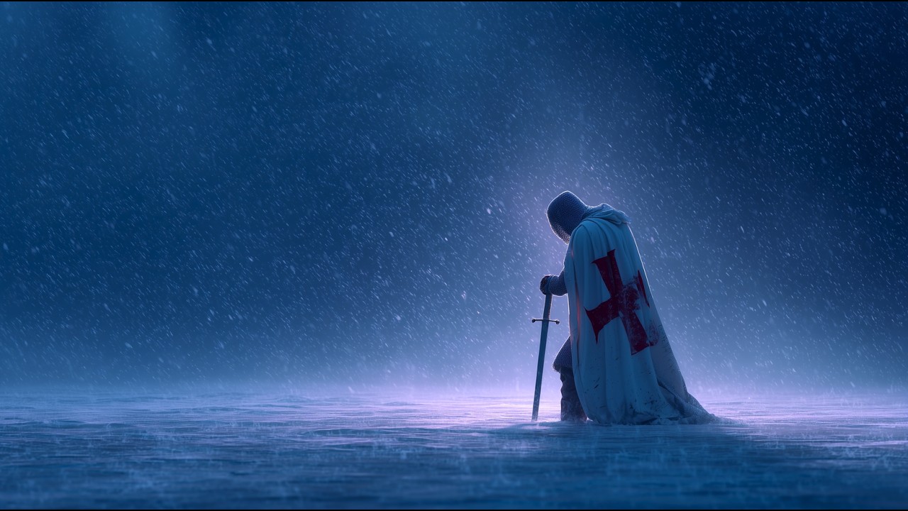 Frozen Prayer of the Last Templar