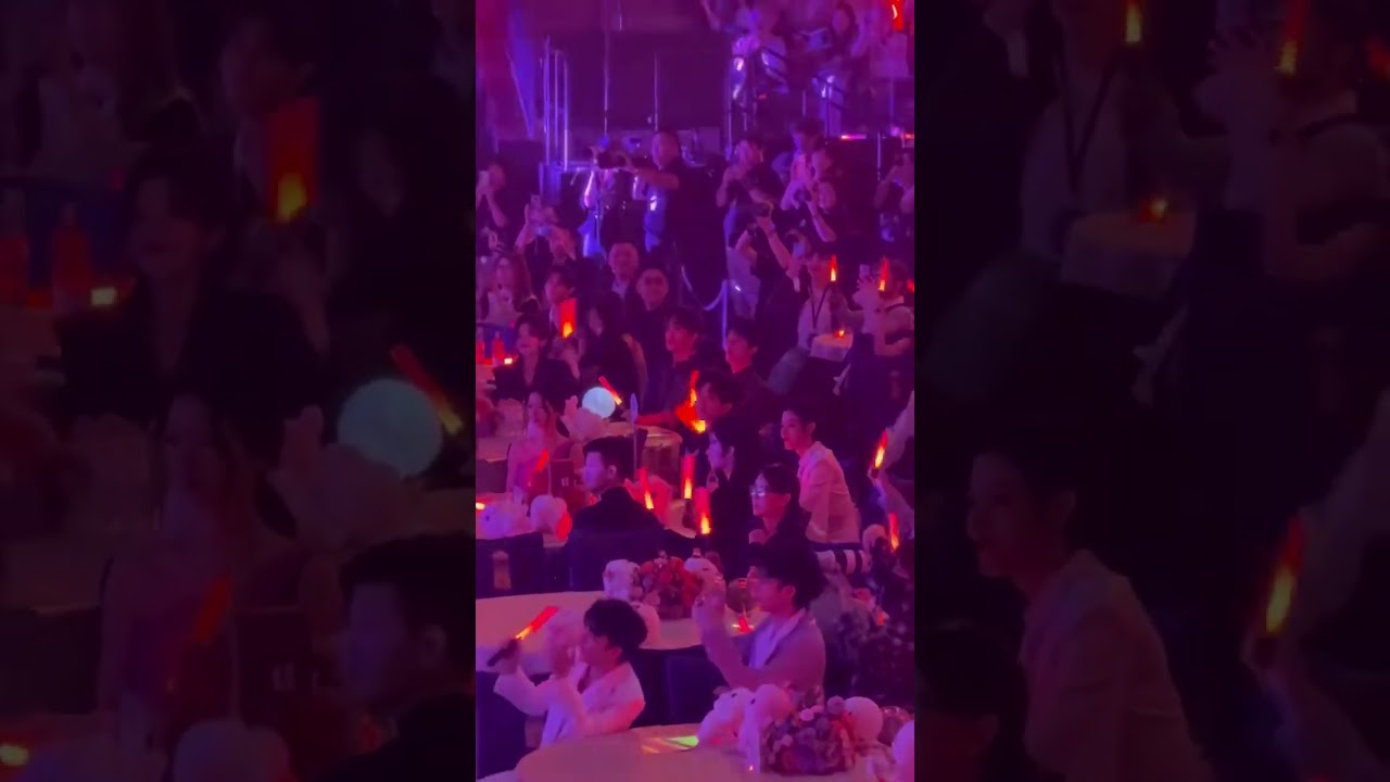 The atmosphere in the hall during Xiao Zhan&rsquo;s performance of Music All Night was absolutely electric
