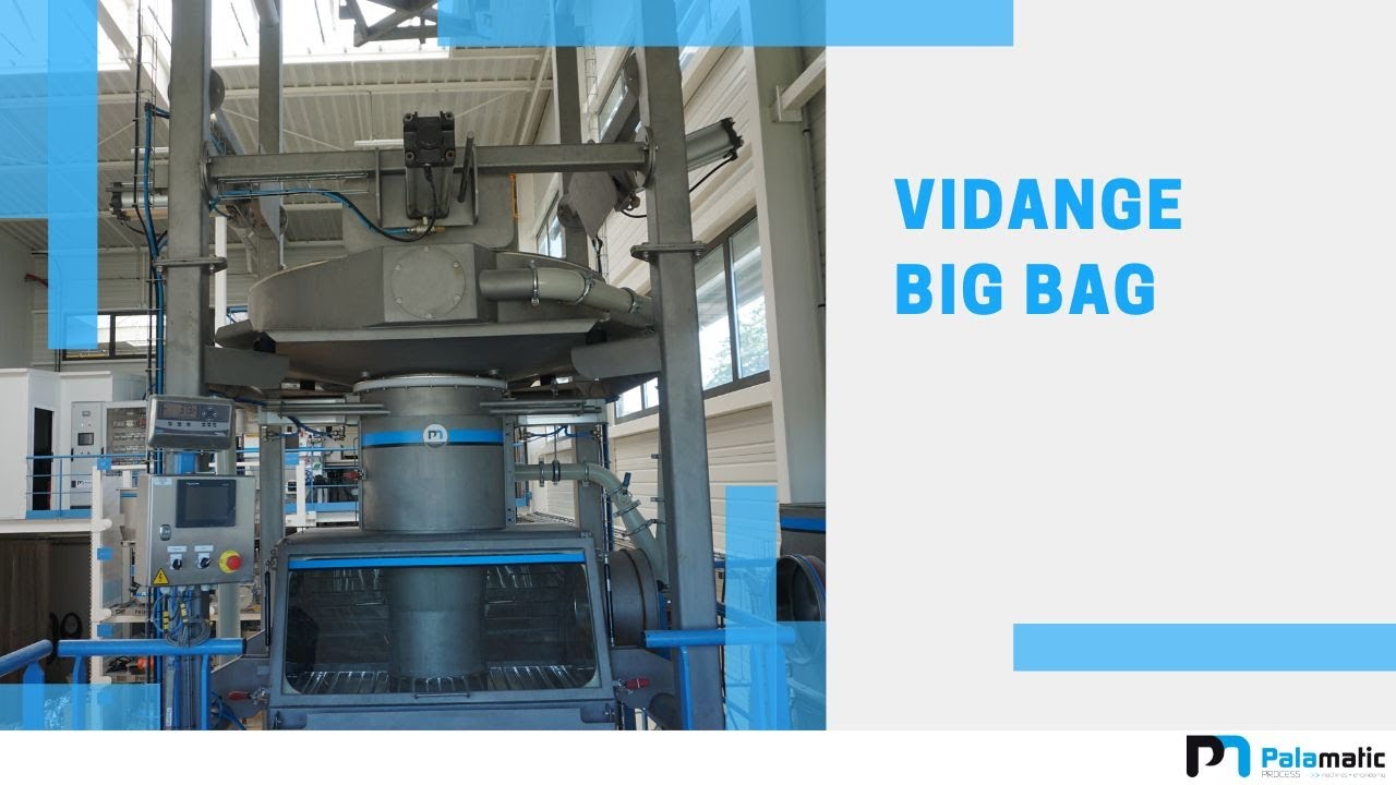 Vidange big bag - Big bag ciment - Boite de délaçage - Duopal® | Palamatic Process