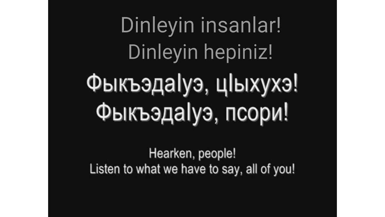 Yistambılako (Türkçe altyazılı) ''ИстамбылакIуэ- Акъсырэ Залымхъан'' -Circassian Genocide 21May1864-