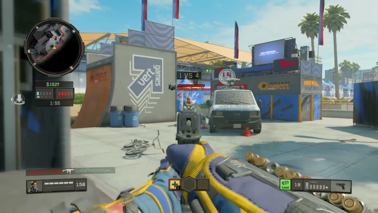 1v5 BO4 Heist(Pistol only)