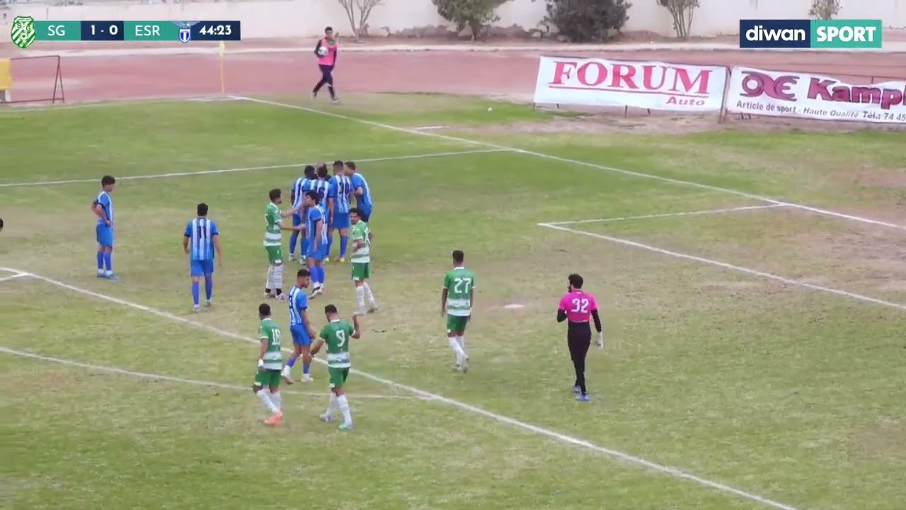 ملخص مباراة الملعب القابسي و الأمل الرياضي بالرقبة  SG 4-0 ESR
