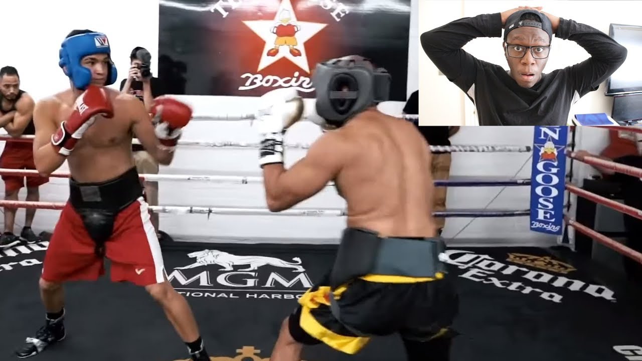 REACTING TO FOUSEY VS ALEX WASSABI BOXING FIGHT