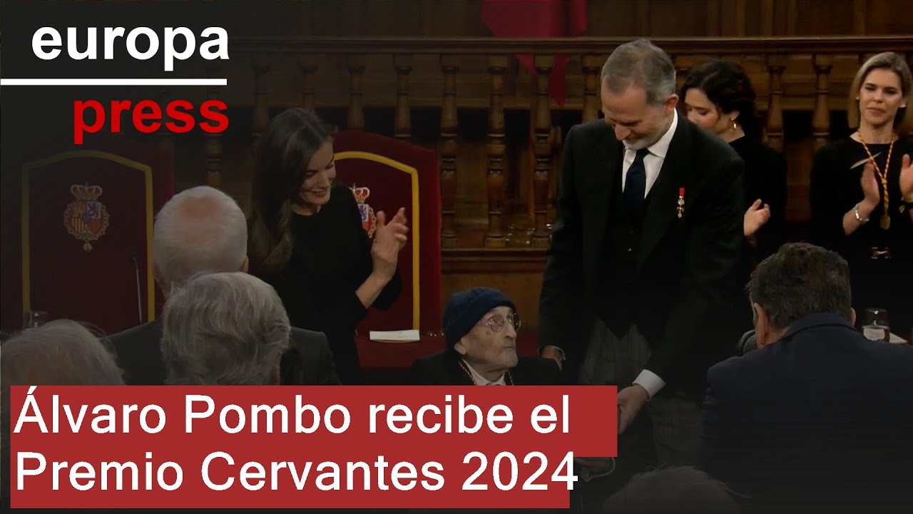 Álvaro Pombo recibe el Premio Cervantes 2024