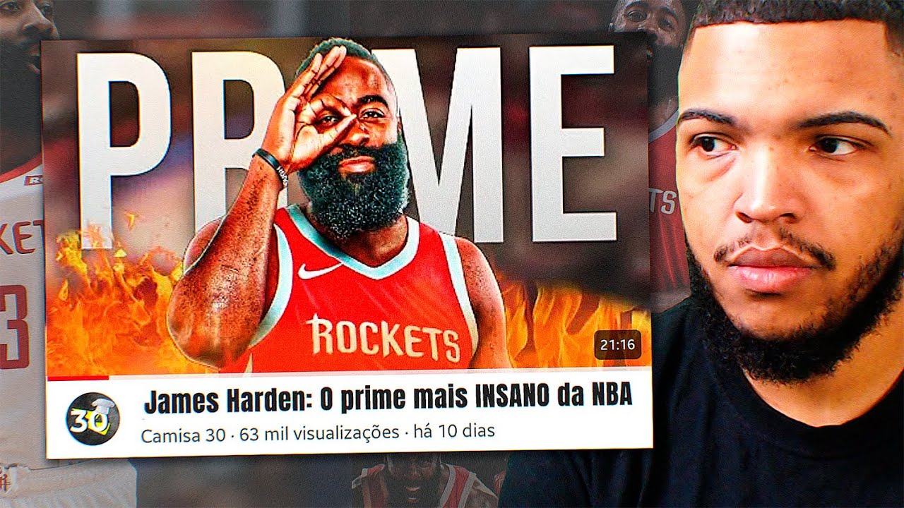 JAMES HARDEN O PRIME MAIS INSANO DA NBA! | React do Jota Jogadas