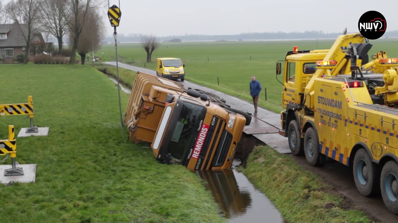 Berging vuilniswagen Pangelerweg Nunspeet