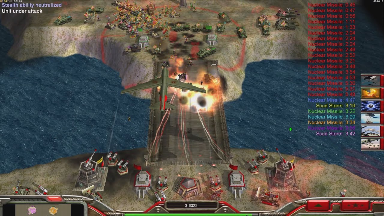CHINA Tank - Command & Conquer Generals Zero Hour - 1 vs 7 HARD Gameplay