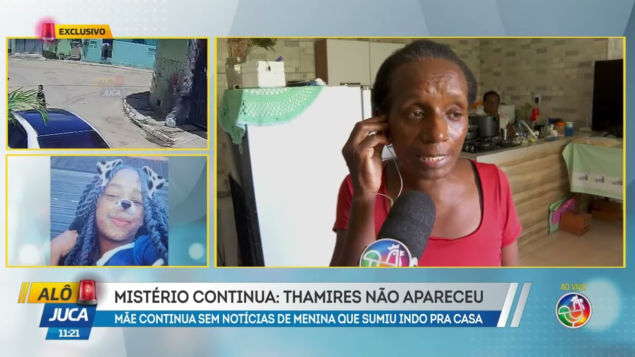Mãe de Thamires continua sem notícias da filha | ALÔ JUCA | TV ARATU
