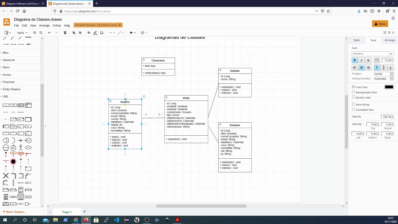 Modelagem de Sistemas - UML - Diagramas de Classe