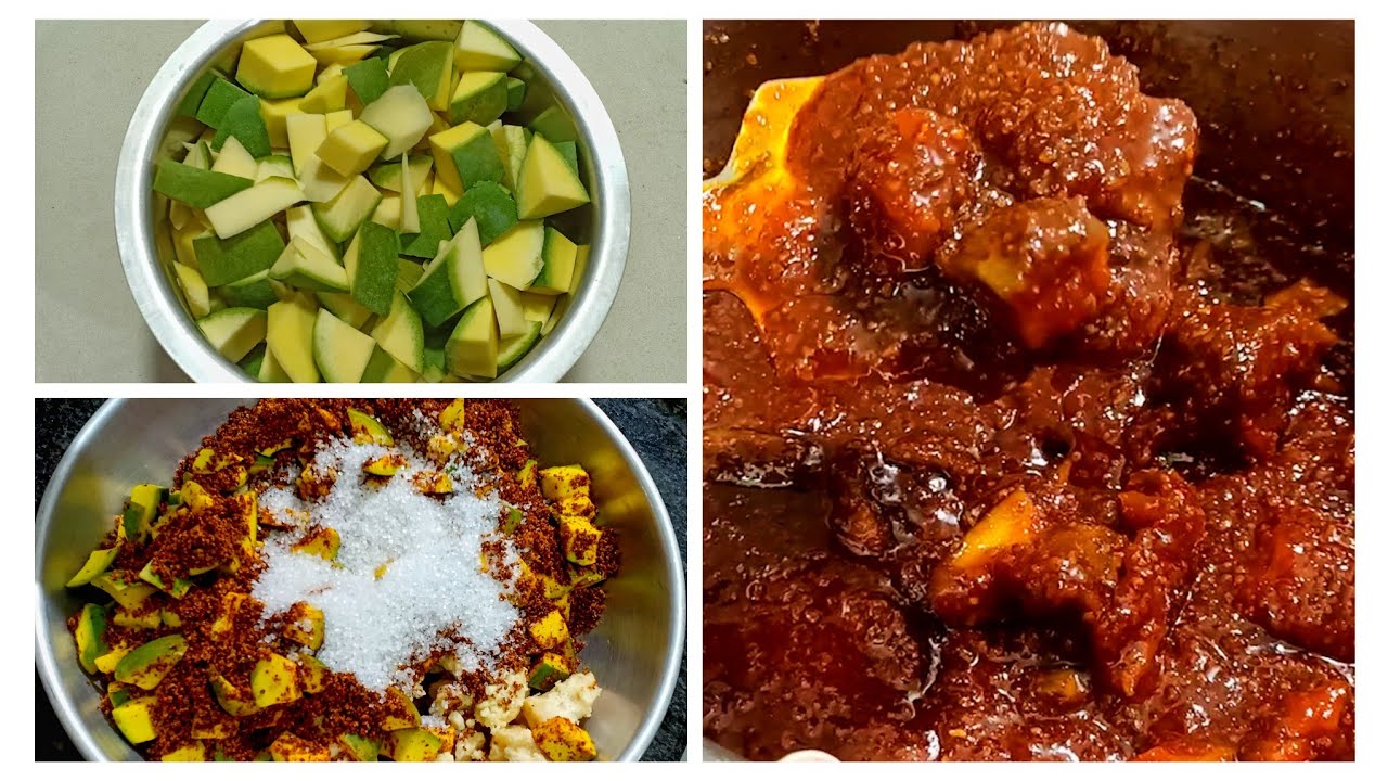 गुजराती स्टाईल आम का अचार Gud keri  / Gol keri Athanu