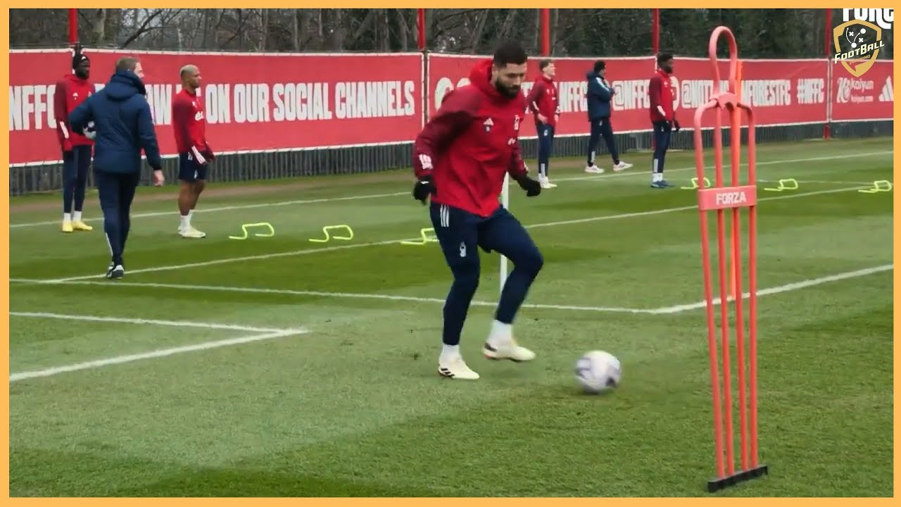Nottingham Forest F.C. - Speed And Agility Drill With Finishing & Ball Control And Passing