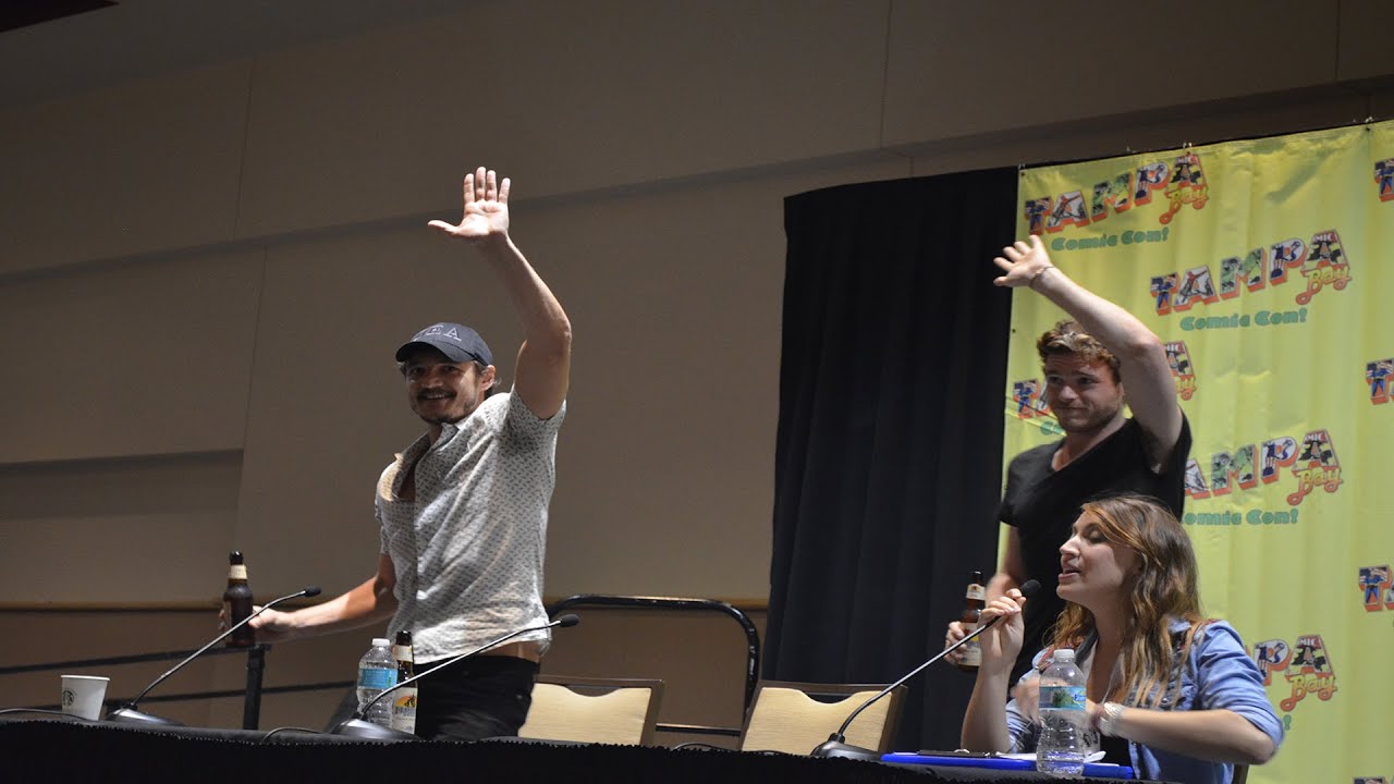 Pedro Pascal &Richard Madden Saturday Panel Tampa Bay Comic Con Raw footage 1080P HD part #1