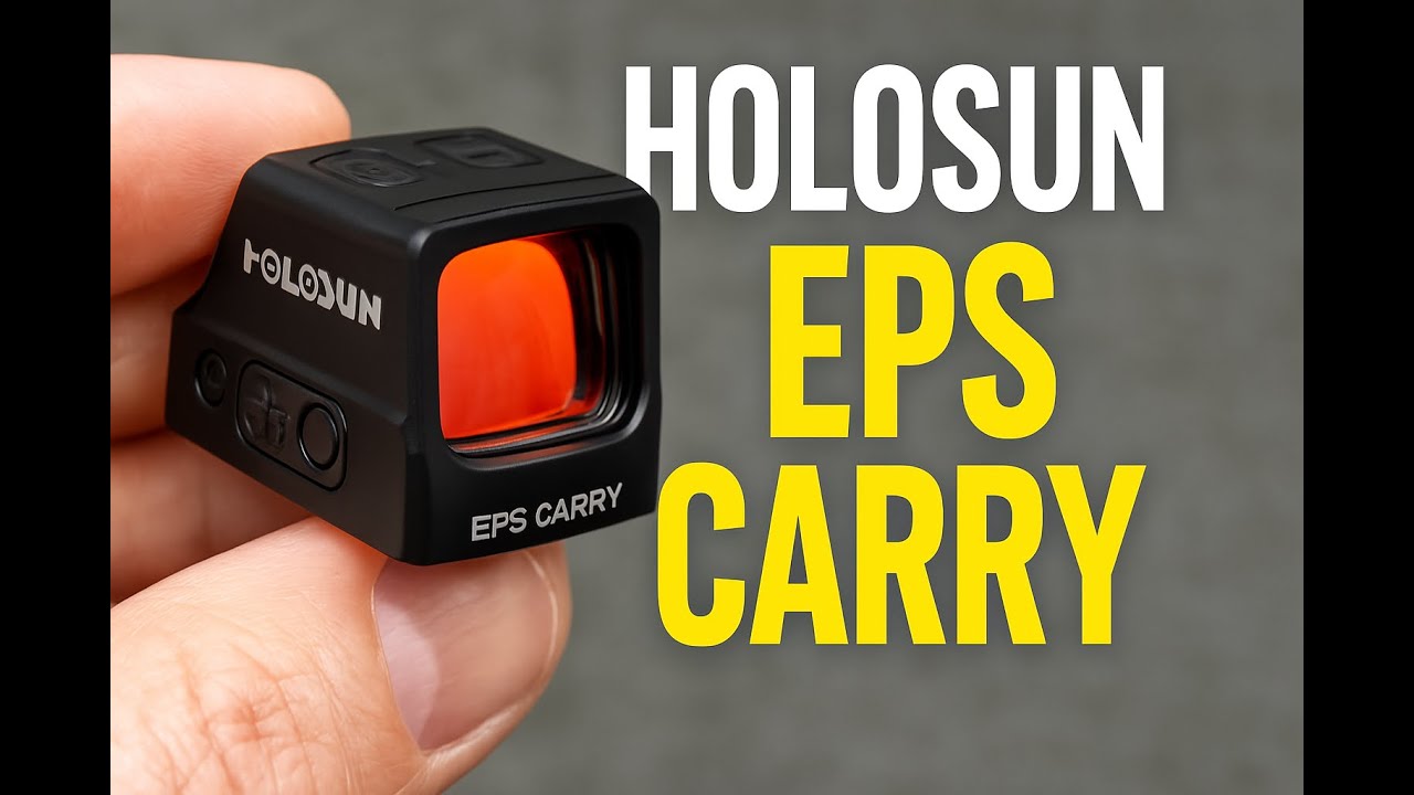 The BEST CONCEALED CARRY, CLOSED EMITTER Pistol Optic