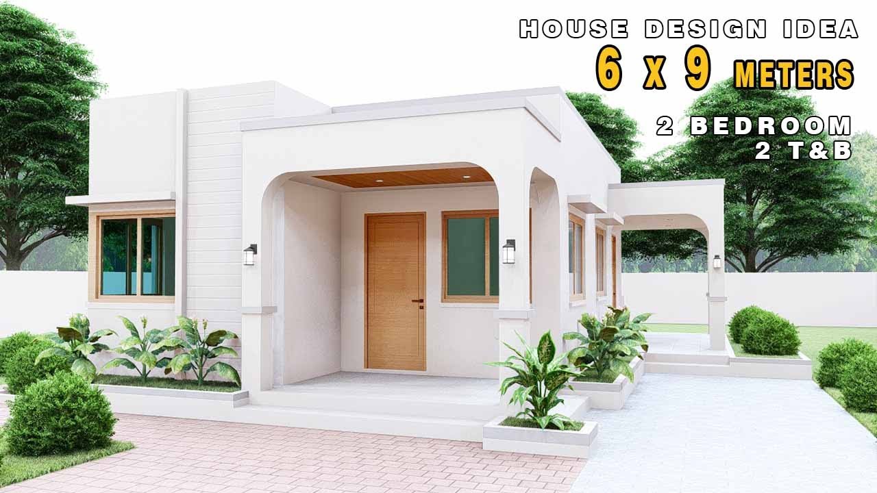SMALL HOUSE DESIGN | 6X9 METERS | 2 BEDROOM 