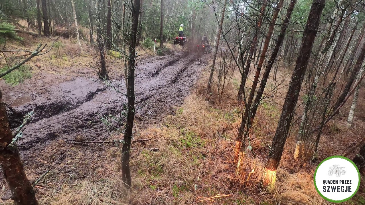 *QUADEN PRZEZ SZWECJE* NIEDZIELNY WYJAZD W KLUBIE Vetlanda ATV Offroad Mudratz