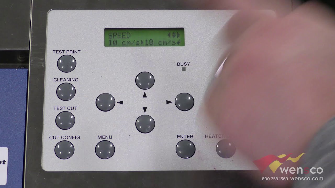 Roland DG SOLJET Pro 4 XR-640 Menu Overview