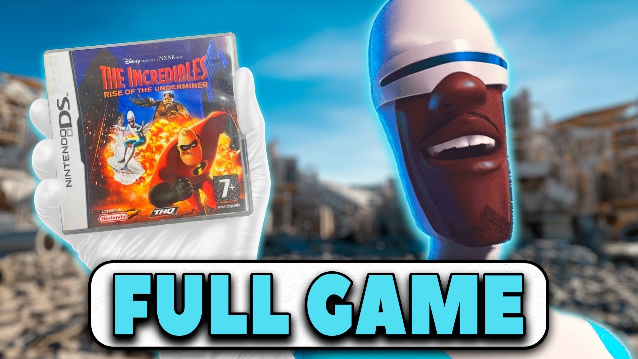 The Incredibles: The Rise of the Underminer (NDS) | Full Game Walkthrough | No Commentary
