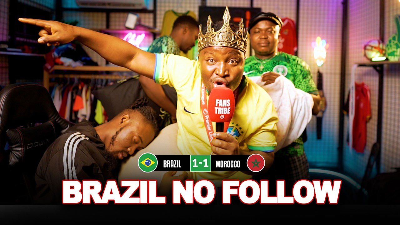 BRAZIL 1-1 MOROCCO (Godfrey,Henry,Kuro,Cali & shady - NIGERIAN FANS REACTION )- FIFA WORLD CUP 2026