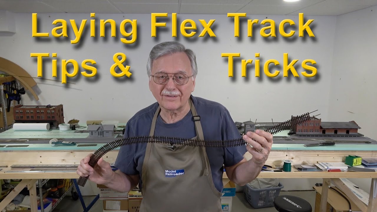 Building A Model Railroad--Laying Flex Track, Tips & Tricks (389)