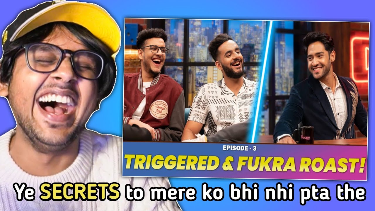Rachitroo REACTS to TRIGGERED INSAAN & FUKRA INSAAN ROAST ON THUGESH SHOW! S01E03