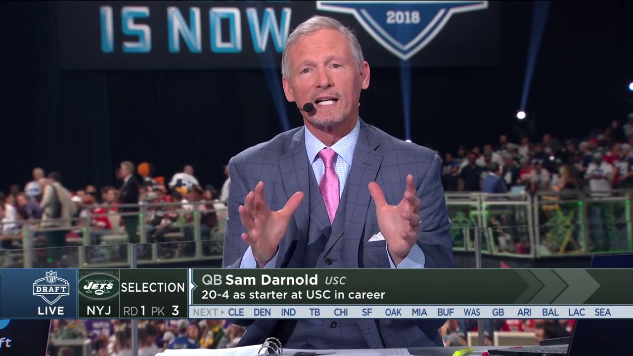 New York Jets select Sam Darnold No  3 in the 2018 NFL Draft | April 26, 2016