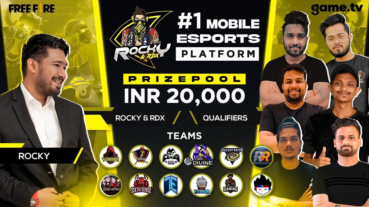 Free Fire | Rocky & RDX Esports Qualifiers - Powered by game.tv