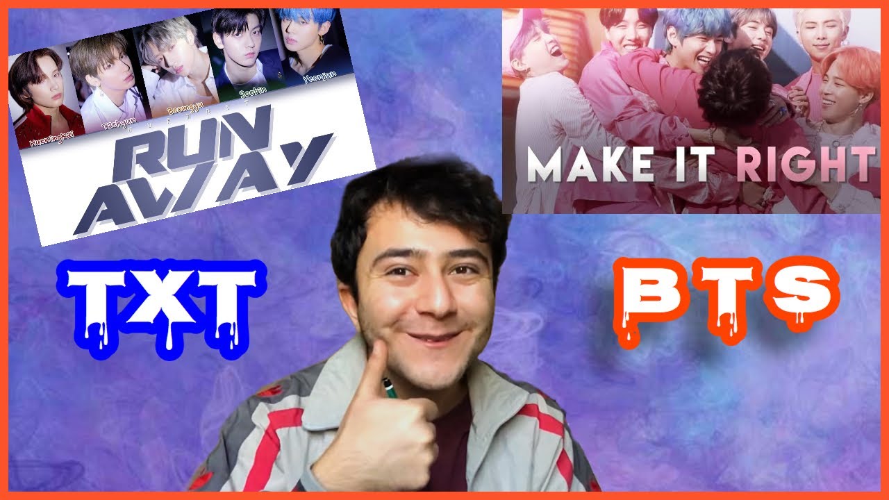 BTS (방탄소년단) 'Make It Right (feat. Lauv) & TXT - RUN AWAY REACTION/ KPOP TEPKİ