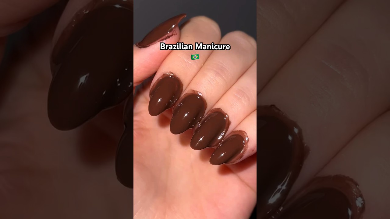 Brazilian Manicure #shorts #nail #nails #unhas #nailart #naildesign #manicure #manicurenails