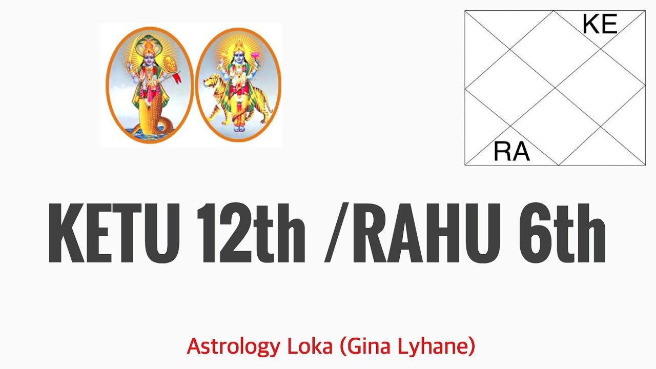 NEW INSIGHTS! KETU 12TH HOUSE/RAHU 6TH HOUSE