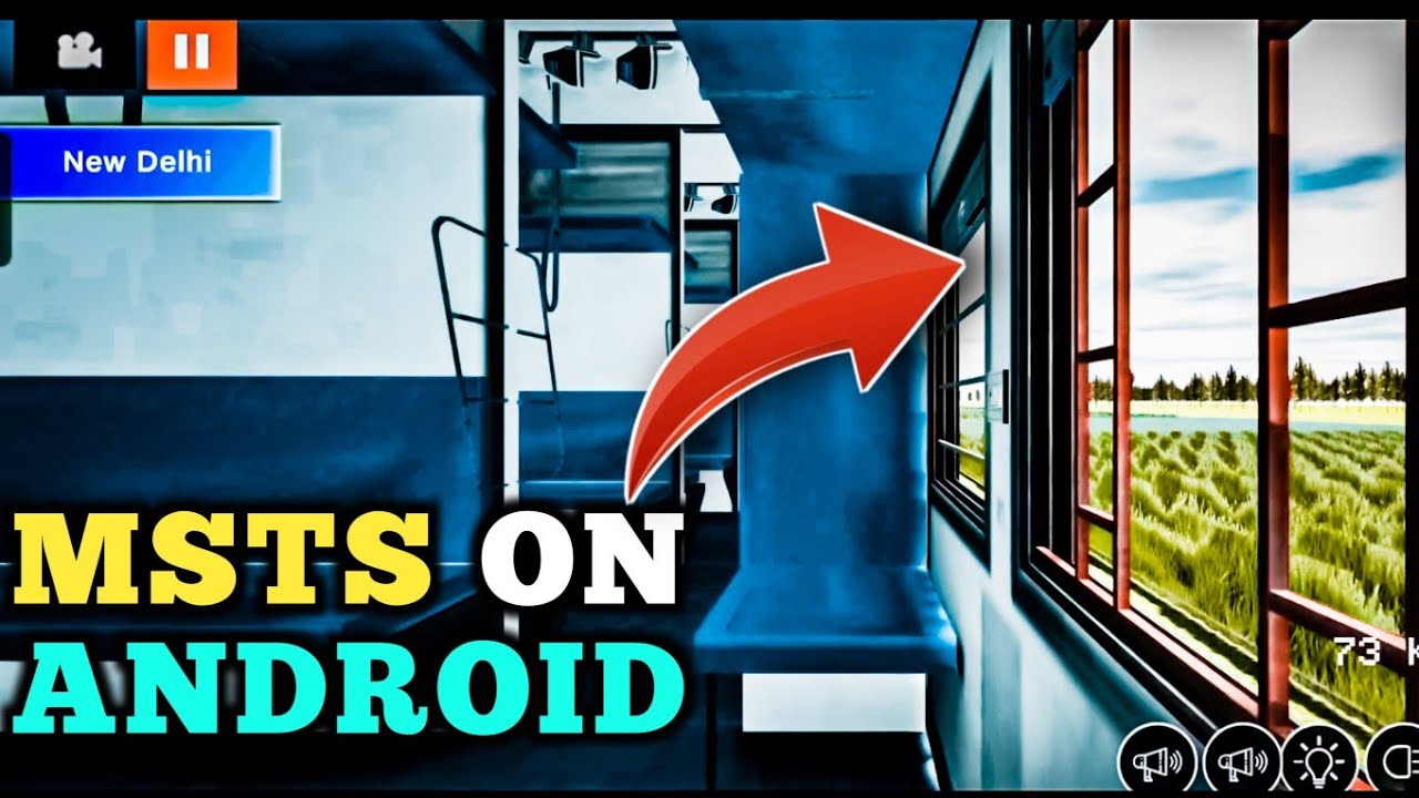🔥MSTS ON ANDROID🤫|   MICROSOFT TRAIN SIMULATOR | @Indiantraindriver108