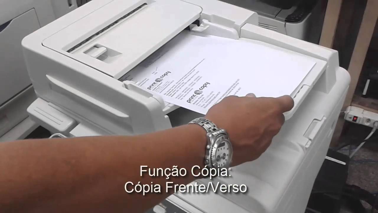 OKI MPS5502 Configurações Rede Copia Toner