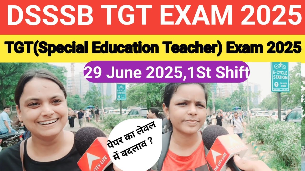 DSSSB TGT(Special education Teacher)Exam Review 2025#DSSSB TGT EXAM ANALYSIS TODAY,29 june 2025,1St