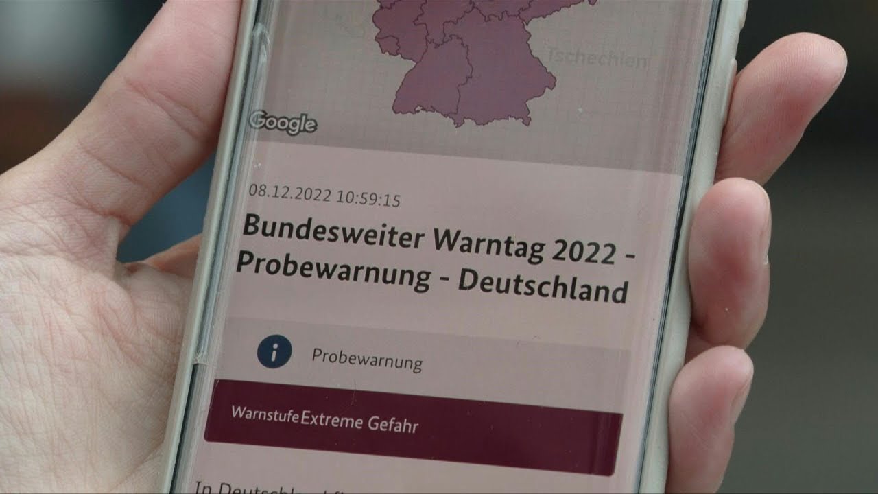 Bundesweiter Warntag: Proben für den Katastrophenfall | AFP