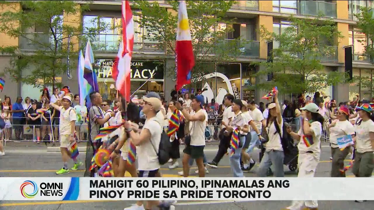Mahigit 60 Filipino-Canadians, ipinamalas ang Pinoy Pride sa Pride Toronto | OMNI News Filipino
