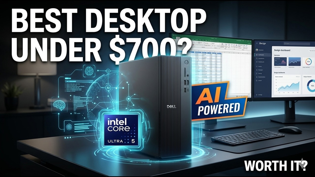 Best Desktop PC Under $700? | Dell Slim Desktop ECS1250 Review 2026