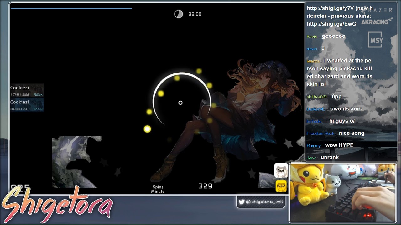 Cookiezi | Moonscraper [Collab with Yusomi] 99.21% +HD,HR 8.8✰ 2x miss  1172x | 727pp if ranked