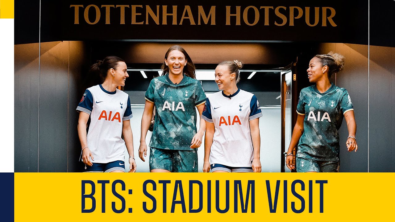 BTS: RASO & HUNT'S FIRST STADIUM VISIT // TOTTENHAM HOTSPUR WOMEN