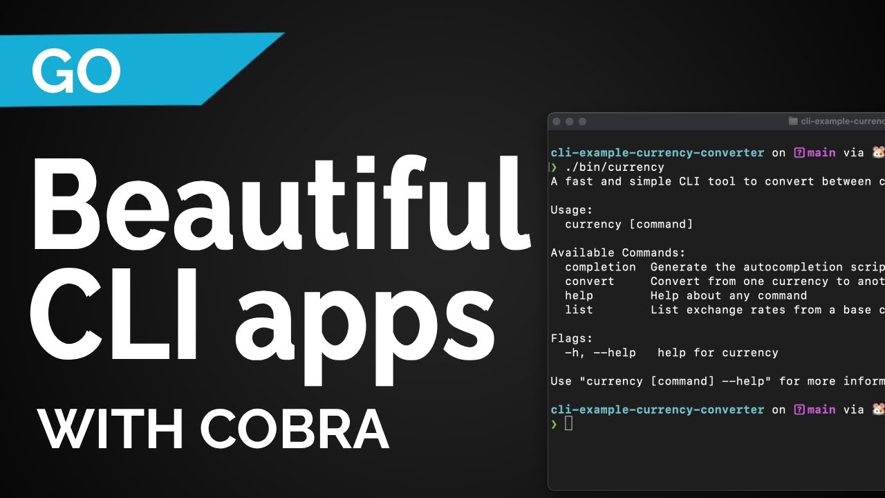 Build beautiful CLI apps in Go